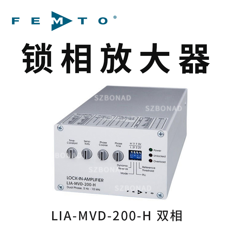 LIA-MVD-200-H雙相臺式鎖相放大器德國FEMTO