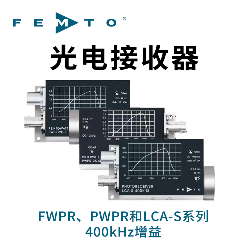 FWPR-20-SI-FST固定增益20Hz光電接收器德國FEMTO